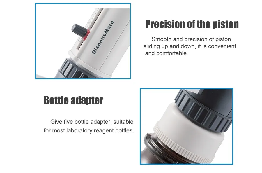 5ml To 50ml Lab Liquid Handling Bottle Top Dispenser Buy High Quality