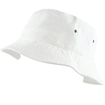 white cotton sun hat