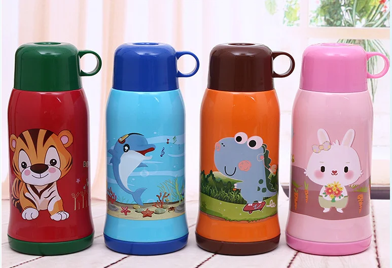 Stainless Steel Baby Bottle, Stainless Steel Water Bottle with Straw ...