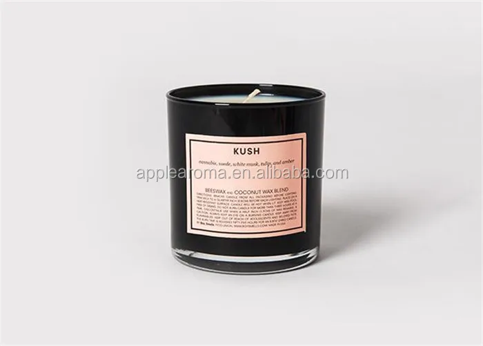 Private Label Candles Black Candle 100 Pure Cotton Wick Candle Buy