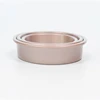 Gold color block 8-inch round pan carbon steel deep baking pan/bakeware.