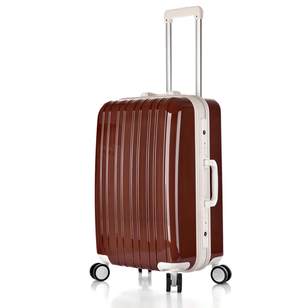 Trolley Bag Type Abs Material Black Color Luggage Bag,Aluminium Makeup