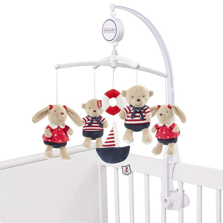 Custom Plush Baby Toy Lovely Baby Crib Hanging Toy Baby Bed Hanging