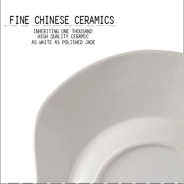 Wholesale cheap white ceramic plates company for kitchen-10
