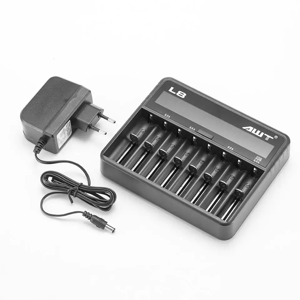 8 Slot 18650 Battery Charger