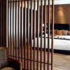 High Quality Indoor Wpc Lobby Loft Building Fire-Proof Timber Tube