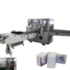 Full automatic plastic film facial tissue packing machine