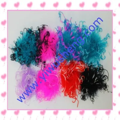 wholesale curly ostrich puffs