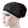 Zakiyyah TM-9 Wholesale Fashion Muslim Women Caps for Summer Cotton Women Hats with Diamond and Pearl Decoration Elegant Design