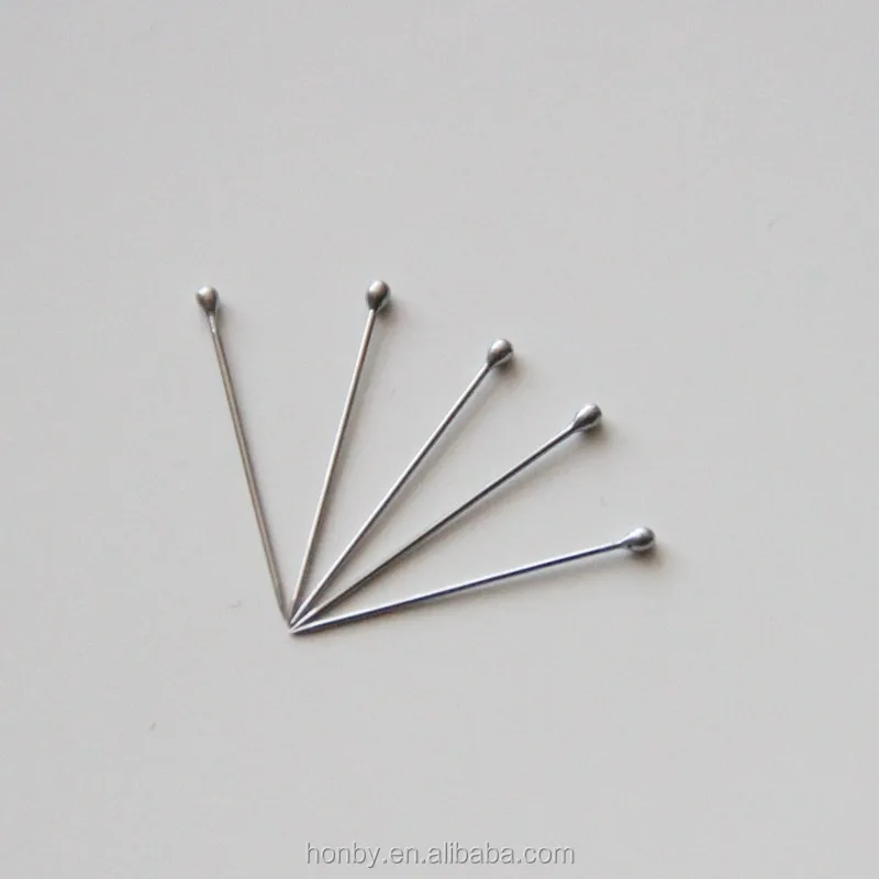 Factory Supply Stainless Steel 26mm Silver Round Head Sewing Pin For