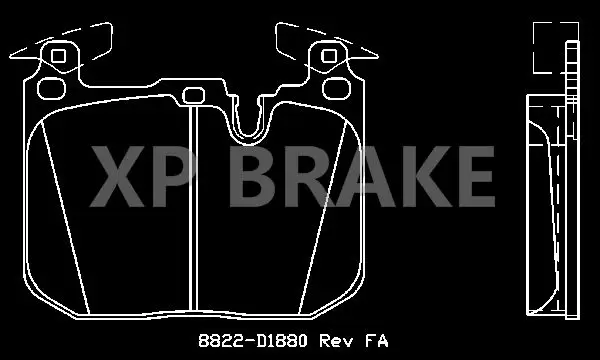 Front Delphi Brake Pads Full Axle Braking Set BMW 3 Series 335 d