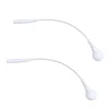 Tens lead wire adapter white convert 2.00mm pin to 3.5mm snap tens lead wire adapter