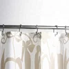 Metal type C hook shower curtain hook