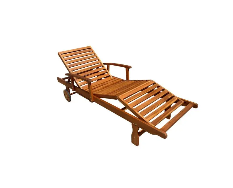 Wooden Garden Sun Lounger With Armrest Buy Folding Sun Lounger