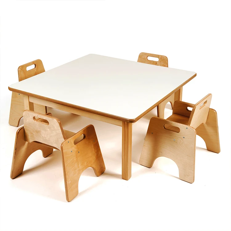 Kids Furniture Montessori Preschool Furniture Wooden Children Table