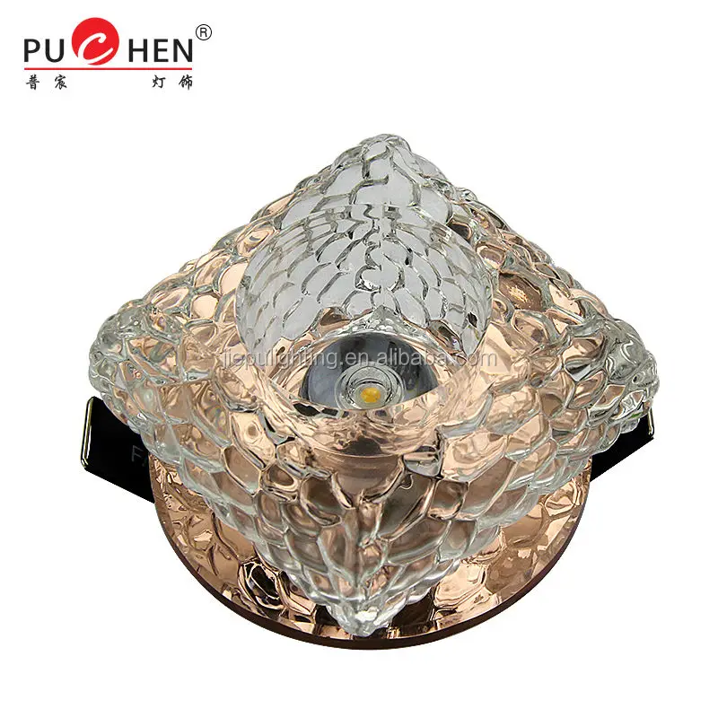 High Quality Home Crystal LED downlights spot lamps with cheap price halogen G9 35W LED 3w 220v Model BS410 - H
