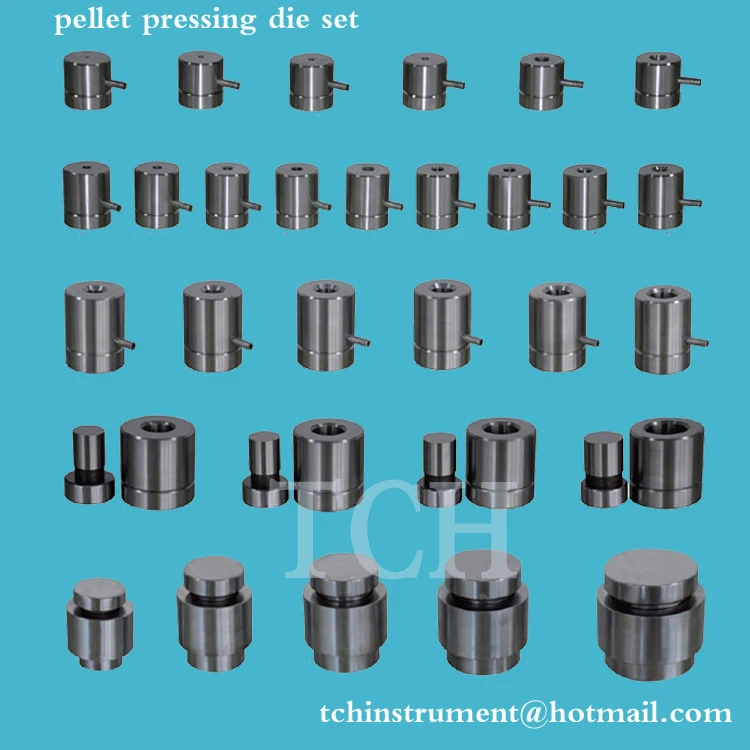 7-14mm Diameter Powder Pellet Pressing Die Set mould for 7mm 8mm 9mm 10mm 11mm 12mm 13mm 14mm diameter sample