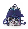 Dazzling sequin mini shoulder backpack angel wings shiny girl's school bags backpack
