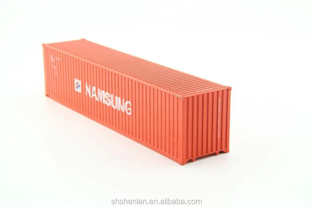 Abs Die Cast Mini Shipping Container Model,40ft Scale 1:87,Business ...