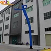 Inflatable sky blue windy man air dancer with based blower