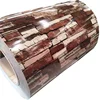 Brick pattern ppgi color coated steel coil for prefab house and fencing