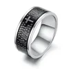 Stainless Steel Iron Cross Ring- Custom Ring with Cross -Fashion Rings for Men(Put Your Elegant Logo on it)