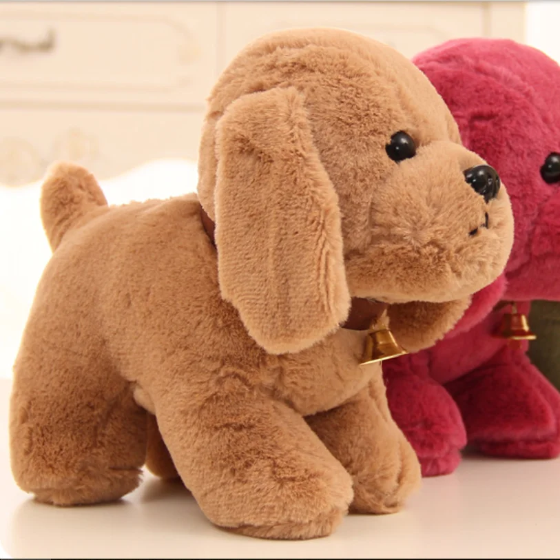 7inches Long Fluffy Standing Animal Stuffed Dog Plush Puppy Toy Buy