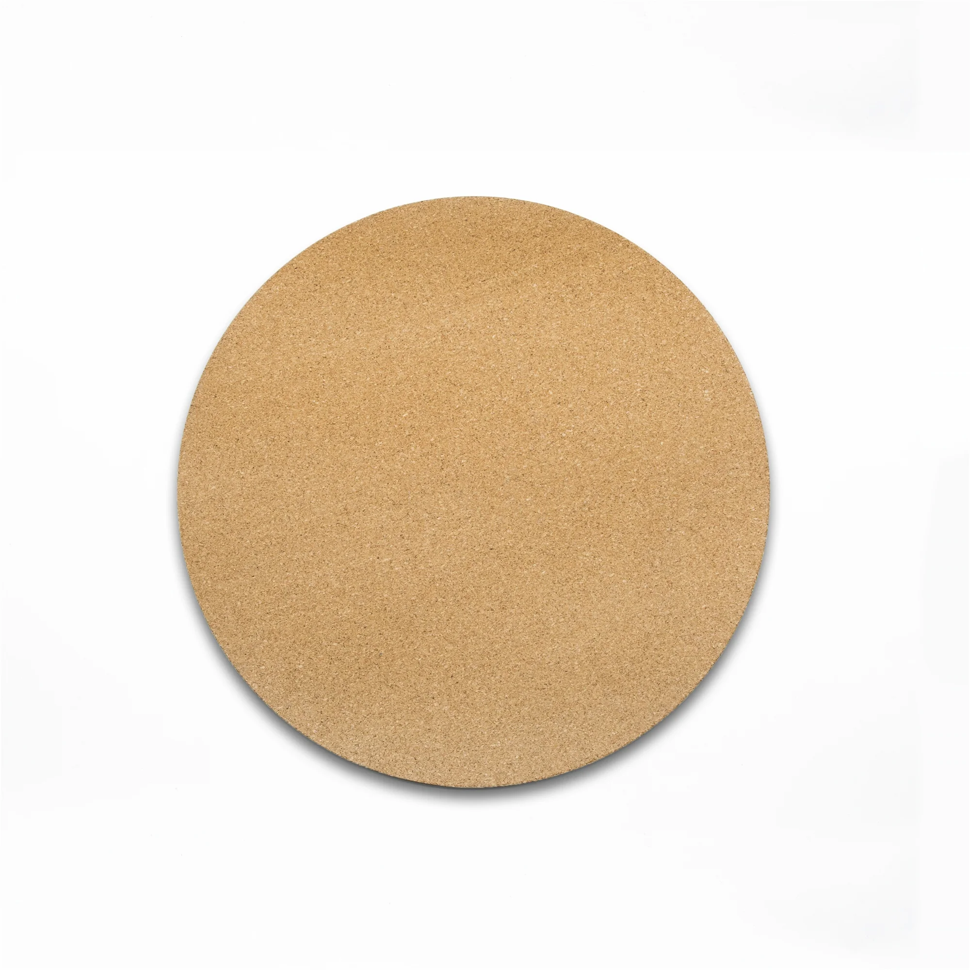 Wholesale 8pcs Custom Round Hardboard Mdf Natural Recycled Cork Backed Printing Placemat Coaster