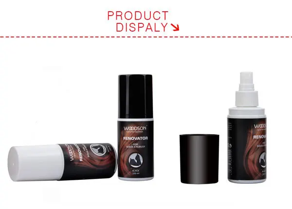 Good quality 100ml black neutral nubuck suede renovator