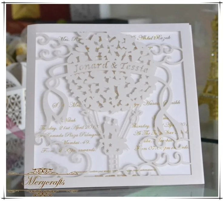 Desain Api Balon Romantis Dan Menghias New Laser Cut Kartu Undangan Pernikahan Mewah Dengan Berbagai Warna Desain Api Balon Romantis Dan Menghias New Laser Cut Kartu Undangan Pernikahan Mewah Dengan Berbagai Warna