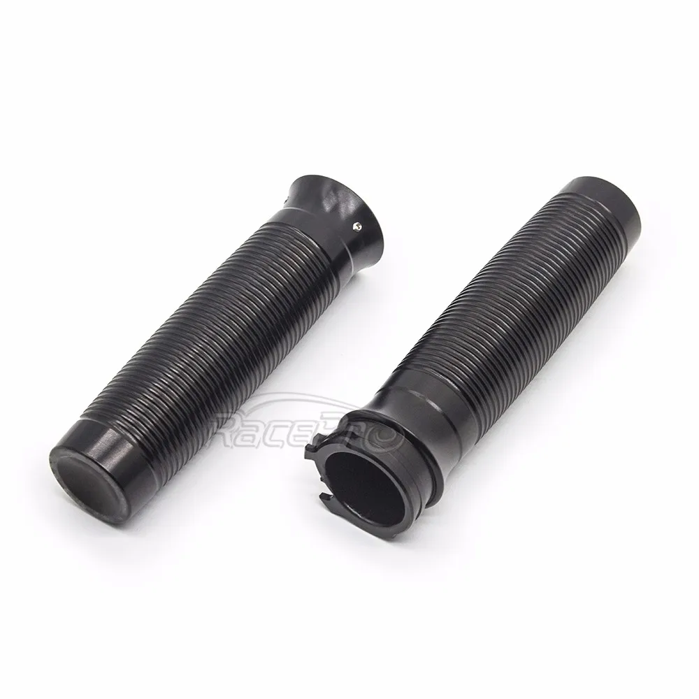 Custom Black Rough Crafts 1/" Handlebar Hand Grip Harley Sportster XL 1200 883 48