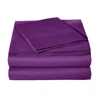 300TC Sateen Weave Dark Blue 100% Bamboo 4 Piece Cool Bed Sheet Set