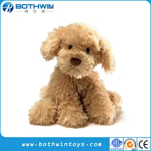 black and white cockapoo stuffed animal