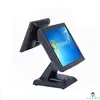 15 inch touchscreen all in one desktop retail pos pc with 10 inch customer display