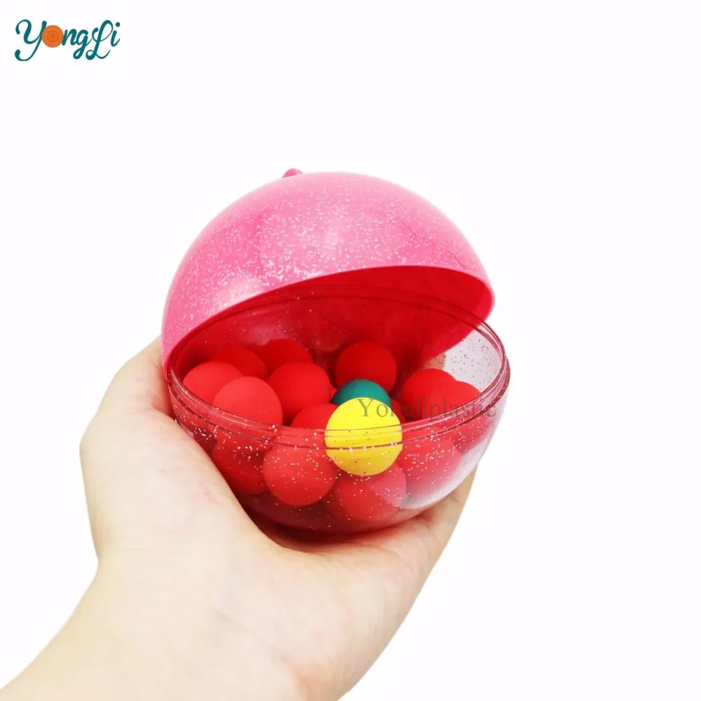 Clear Plastic Ball Diy Decoration Hanging Openable Flat Bottom Ball