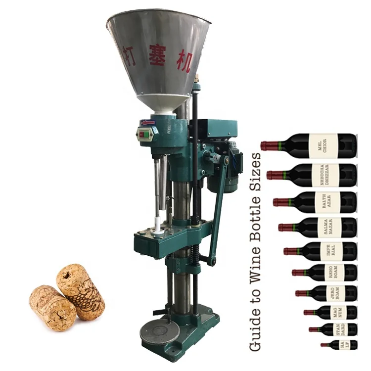 Semiautomatic Wine Stopper Capping Machine / Beer Bottle Capping