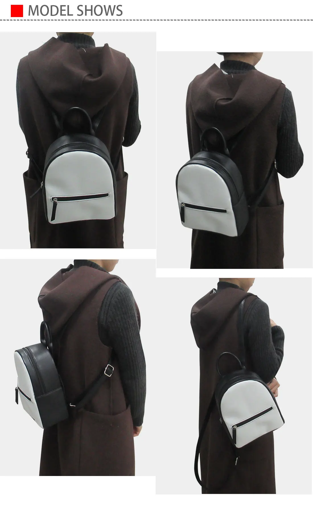 oem leather backpack