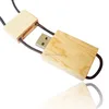 Hot sell popular Wooden usb flash drive string