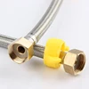 Durable Two Brass Head End Flexible Braided Hose With Plastic Wrench Install Easily