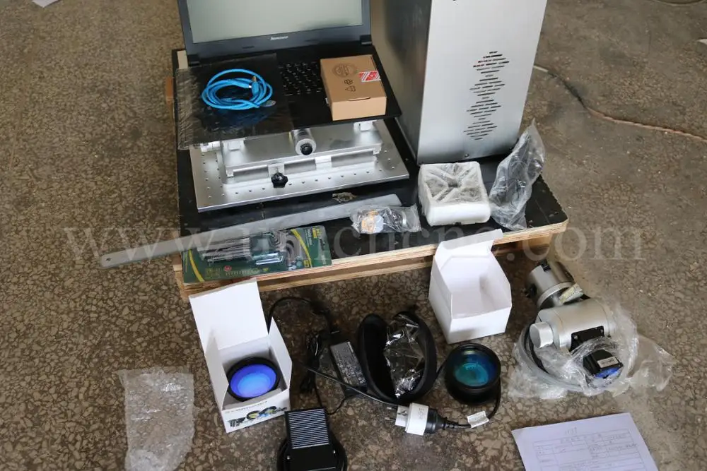 china supplier fiber laser marking machine writing metal