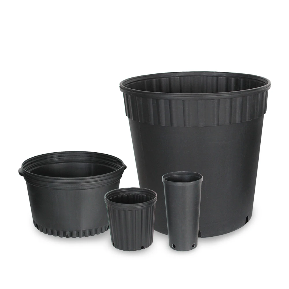 Bulk Durable Large Black Plastic Garden Nursery Gallon Pot For Bulk Durable Large Black Plastic Garden
