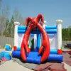 Hot sale commercial grade castle combo bounce house with slide