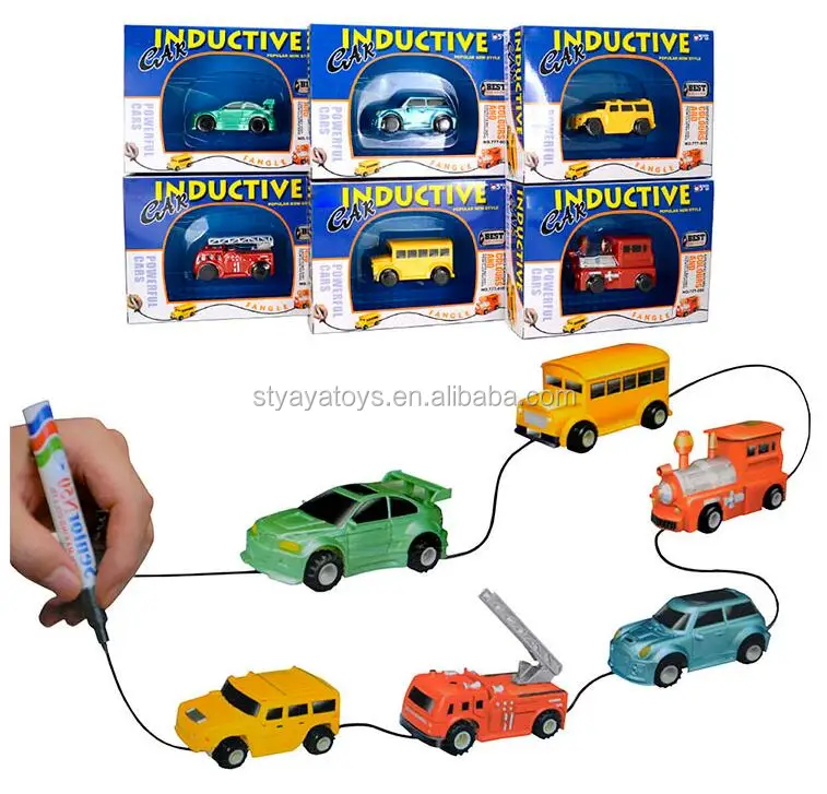 Magique de véhicules jouets Inductive suivre-ligne automatique voiture joue 