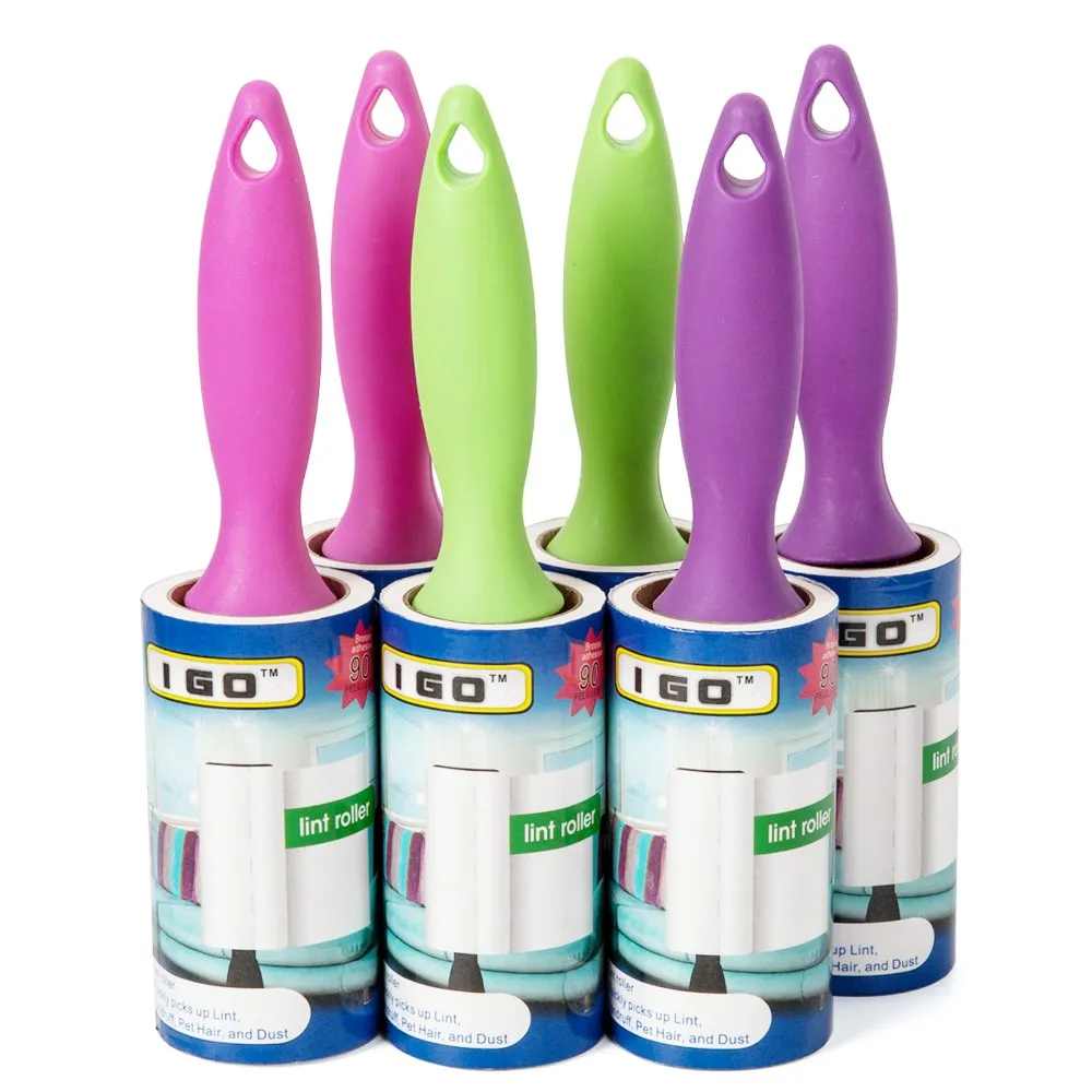 Sticky Industrial Lint Remove Roller With Color Handle Buy Lint