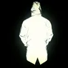 4XL Men's Jacket Reflective light Hoodies Movement Hip Hop Waterproof Windbreaker hooded Coat Men Jackets Plus Size Y10563