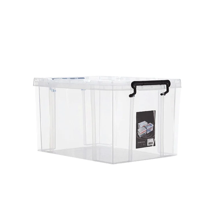 Pp Material Large Square Shallow Plastic Box,Extra Large Clear Plastic