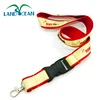 Custom cheap break away polyester lanyard with satin band
