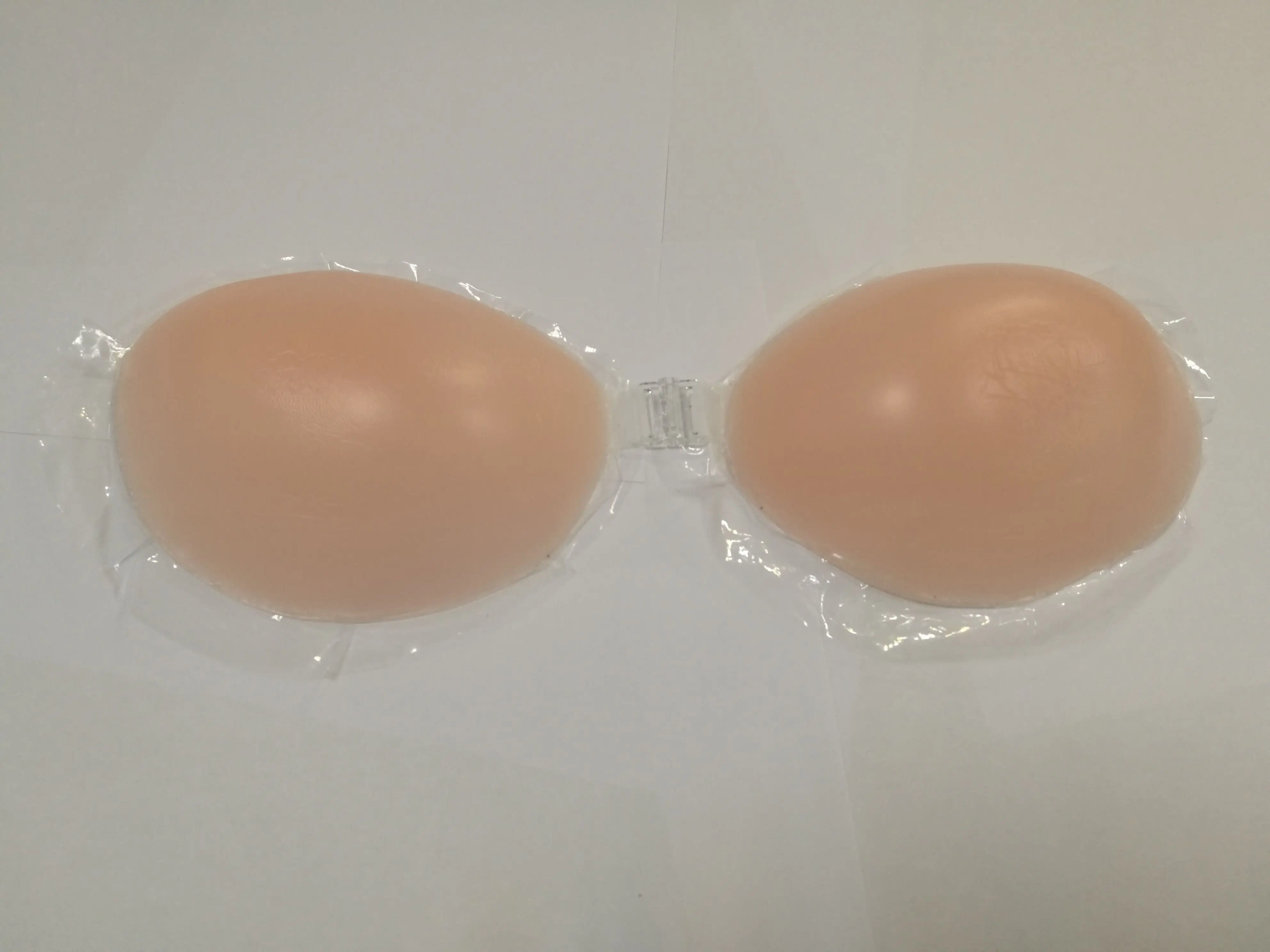 oem 女性性感隐形硅胶胸罩自粘棒薄杯凝胶推高隐形露背比基尼胸罩硅胶