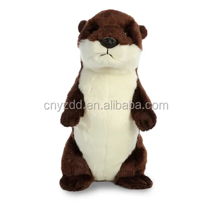 realistic otter stuffed animal