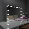 CE/ UL Stainless Steel Hollywood Makeup Mirror with 3W Led Lights